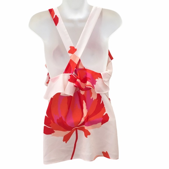 Crosby by Mollie Burch Sleeveless Floral Top Medium - Picture 6 of 8